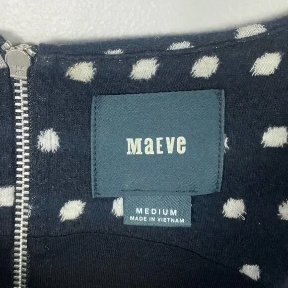 Anthropologie Maeve Effemy Dress Floral Jacquard Size Medium Sleeveless Bohemian - Picture 6 of 13